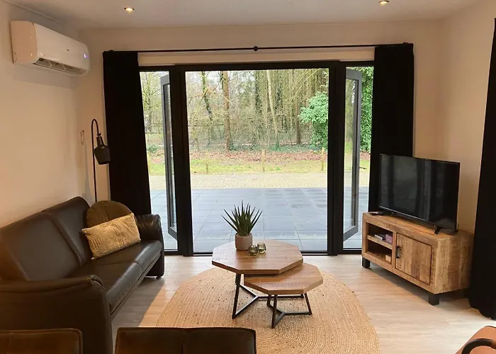 Schitterend 6 Persoons Met Hottub Aan De Bossen Putten