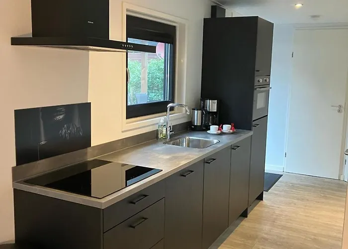 Schitterend 6 Persoons Met Hottub Aan De Bossen Domek alpejski